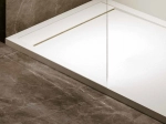 Receveur de douche caniveau, haut de gamme, Largeur 65 à 210 X 65 à 100 cm, résine pleine masse anti glissante PN24, 10 couleurs, Garantie 5 ans, Livraison rapide et offerte